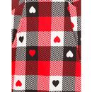 Alexa COLLECTIF Retro Heart Gingham Swing Skirt