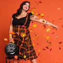 Alexa COLLECTIF Pumpkin Check Jumper Swing Skirt 