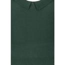 Babette COLLECTIF Retro 50s Knitted Top in Green