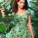 Dolores COLLECTIF Vintage Butterfly Doll Dress 