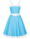 Caitlin COLLECTIF Retro 1950s Nautical Swing Dress