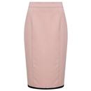 collectif candy suit pencil skirt pink