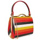 Carrie COLLECTIF Vintage 50s Style Striped Handbag