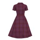 Caterina COLLECTIF 40's Vintage Check Swing Dress	