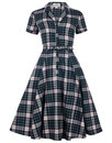 COLLECTIF VINTAGE Caterina Sherwood Check Dress