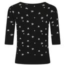 Chrissie COLLECTIF Night Sky Vintage Knitted Top