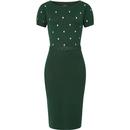 Daniela COLLECTIF Retro 50s Knitted Pencil Dress