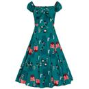 Dolores COLLECTIF Retro Atomic Cats Doll Dress