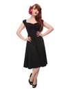 Dolores COLLECTIF Vintage 1950s Doll Dress (Black)