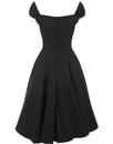 Dolores COLLECTIF Vintage 1950s Doll Dress (Black)