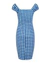 Dolores COLLECTIF 50s Painted Gingham Pencil Dress