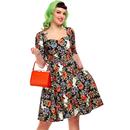 Eliana COLLECTIF Forest Floral Printed Swing Dress