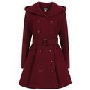 Everleigh COLLECTIF Retro 60s Hooded Skater Coat