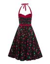 Ginger COLLECTIF 1950s Cherry Print Swing Dress