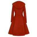 Heather COLLECTIF Hooded Autumnal Swing Coat