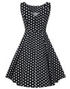Hepburn COLLECTIF Retro 50s Polka Dot Dress