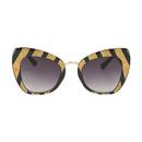 Jackie COLLECTIF Stripe Vintage Cat-Eye Sunglasses