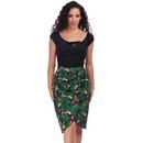 Kala COLLECTIF Vintage Tropical Print Sarong Skirt