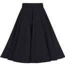 Kitty Cat COLLECTIF Retro 50's Vintage Swing Skirt