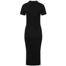 Maya COLLECTIF Retro Knitted Pencil Dress in Black