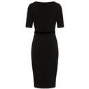 Ophelia COLLECTIF 50s Heart Applique Wiggle Dress 
