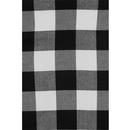 Polly COLLECTIF 50s Gingham Pencil Skirt Blk/Wht