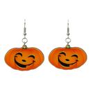 Collectif Kitsch Retro Halloween Smiley Pumpkin Earrings	