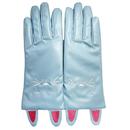 COLLECTIF Retro Faux Leather Snowy Rabbit Gloves
