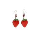 + Lily 40s COLLECTIF Retro 3D Strawberry Earrings