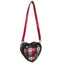 Susette COLLECTIF Retro Gingham Heart-Shaped Bag