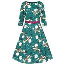 Suzanne COLLECTIF Retro 50s Witches Swing Dress