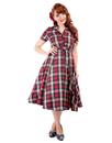 Caterina Sherwood COLLECTIF Check Swing Dress