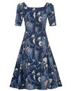 Dolores Garden COLLECTIF Floral Retro 50s Dress
