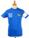 France Capitaine COPA Retro 70s Football T-shirt