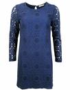Erin DARLING Retro 60's Floral Lace Tunic Dress N