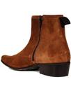 Ziggy DELICIOUS JUNCTION Cognac Zip Chelsea Boots