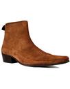 Ziggy DELICIOUS JUNCTION Cognac Zip Chelsea Boots