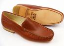 Argent DELICIOUS JUNCTION Mod Slip On Loafers TAN