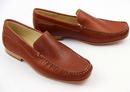 Argent DELICIOUS JUNCTION Mod Slip On Loafers TAN