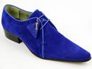 Matlock DELICIOUS JUNCTION Winklepicker Shoes BLUE