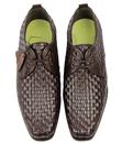 Meadon DELICIOUS JUNCTION Mod Woven Leather Shoes