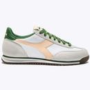Diadora Cross Retro Low Profile Sneakers in Pastel Rose Tan and Fairway Main Photo