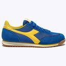 Diadora Cross Retro Running Trainers in Lapis Blue 501.181570