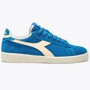 Diadora Game L Low Suede Waxed Trainers in French Blue 501.181202 60081