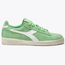 Diadora Game L Low Suede Waxed Trainers in Pistachio 501.181202 D1283