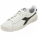 Diadora Game L Low Waxed Leather Trainers (W/B)