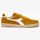 Diadora Game L Low Suede Waxed Trainers in Yellow Ochre 501.181202 25116