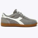 Diadora Tokyo Suede Trainers in White and Grey Limestone 501.181247 C4140