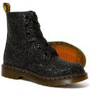 Farrah DR MARTENS Retro 1460 Glitter Boot (Black)