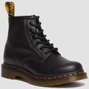 Dr Martens 101 Yellow Stitch Boots in Black Virginia Leather 30700001